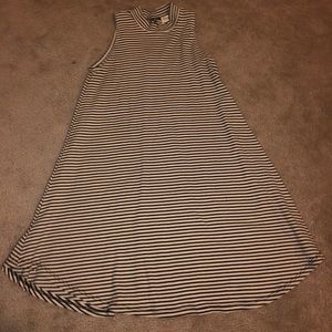 Black and white swing dress